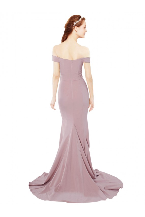 Rosa Empoeirado Amor Sem Mangas Sereia Vestidos de Madrinha / Vestidos de Noite / Vestidos de Festa Online